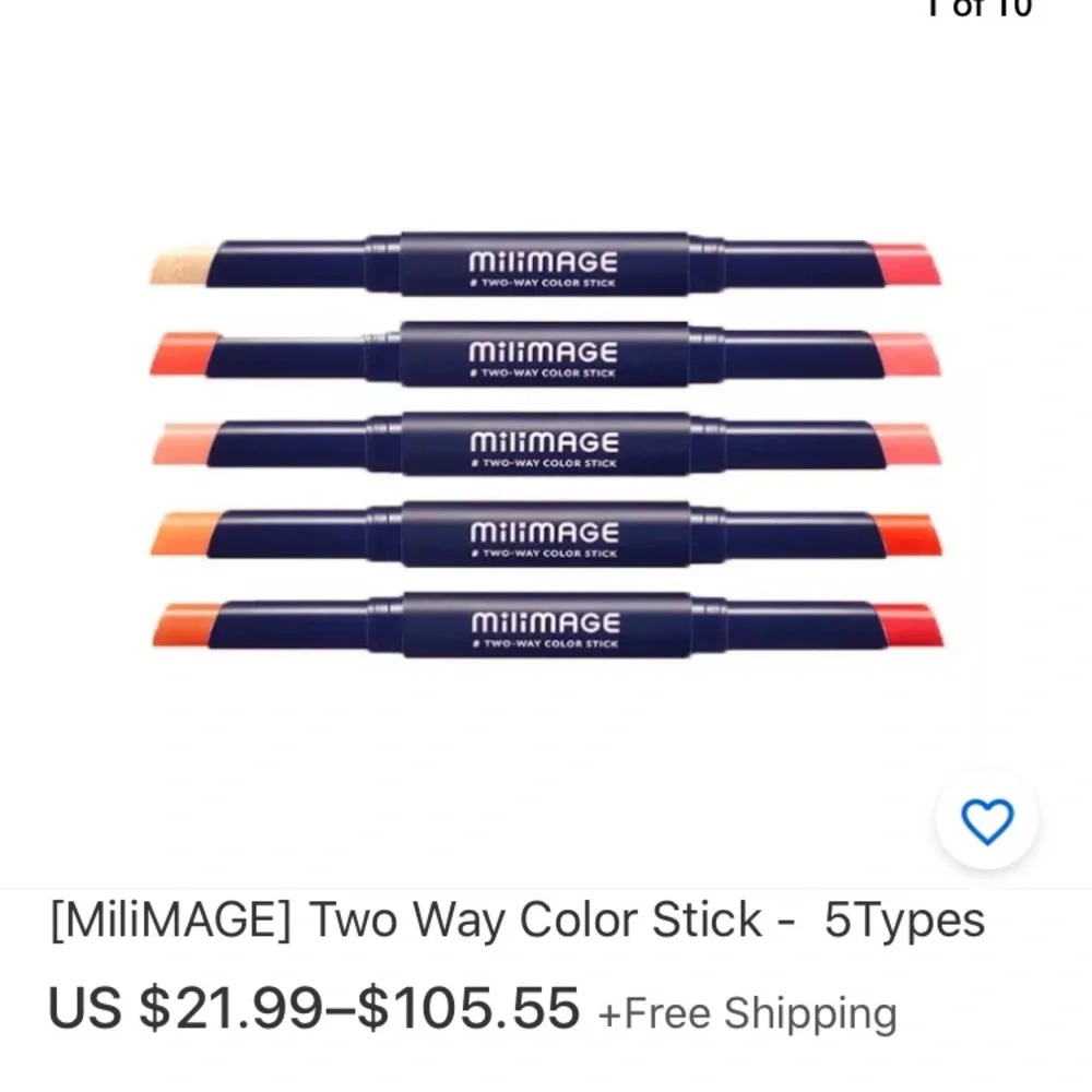 Milinage two way color stick in woody brown